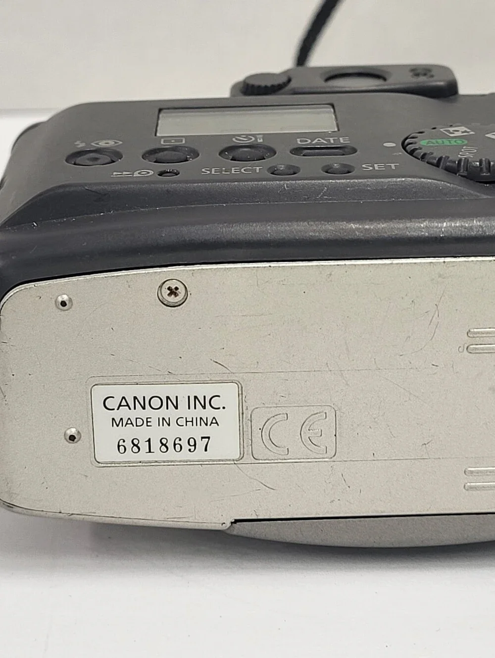 Canon Sure Shot 105 Zoom S Date 35mm Point & Shoot Film Camera Battery Tested